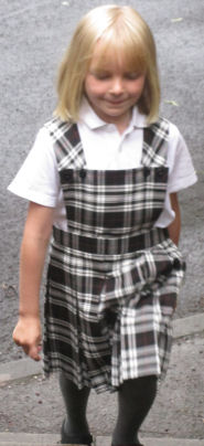 Black Tartan Dress